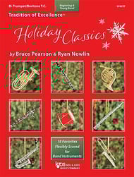 cover Tradition of Excellence Holiday Classics Trumpet/Baritone TC band method book cover